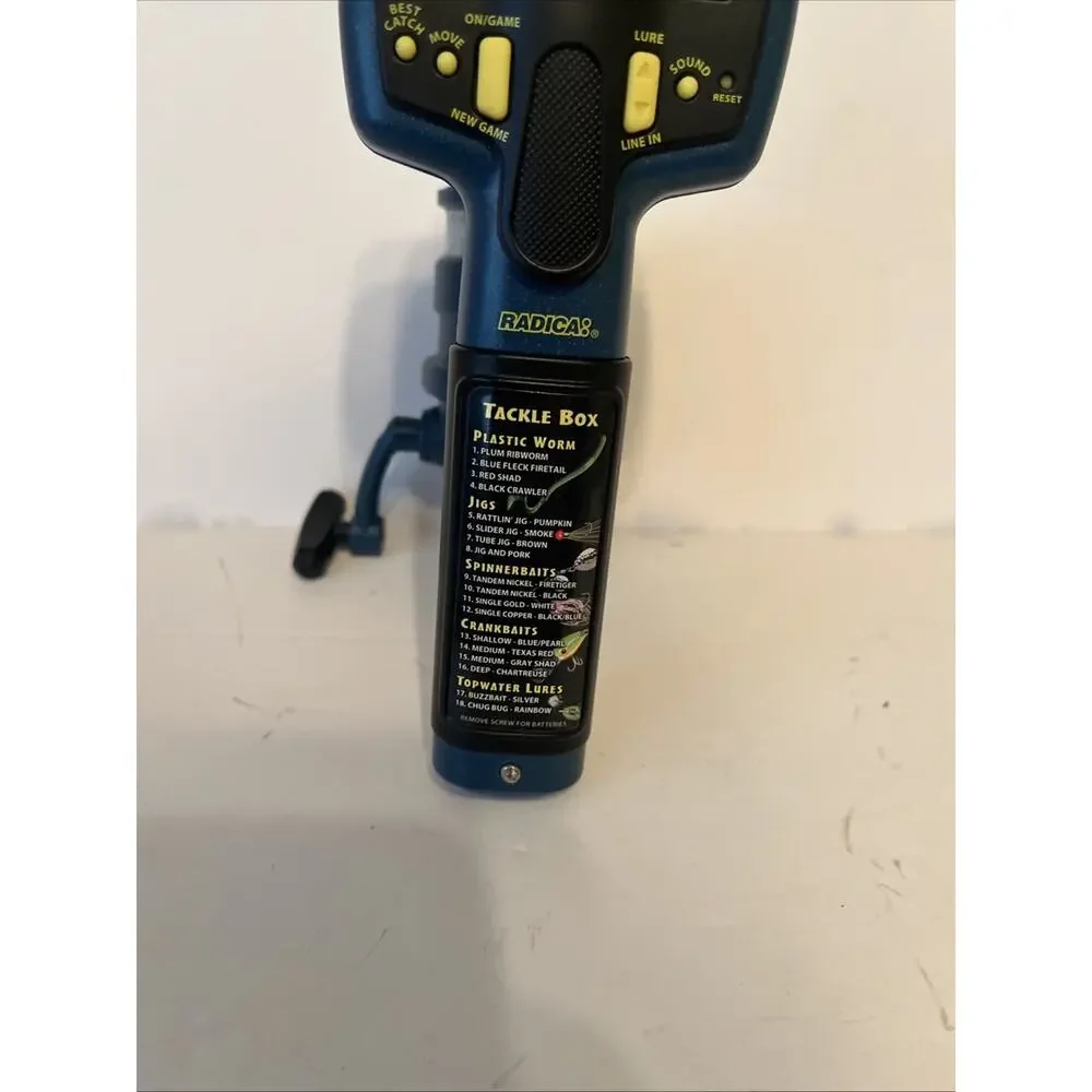 Radica Ultimate Bass Fishin Handheld Electronic Game Tested Working.